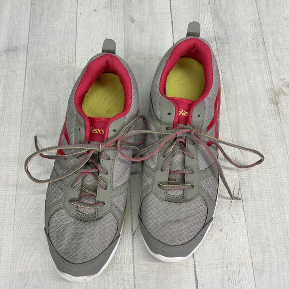 Asics  GEL MUSE S454N Gray Pink Athletic Running Lace Up Sneakers Sz 10 / 42 - Picture 8 of 11